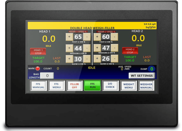 Dual Head Weighing Controller - System Software