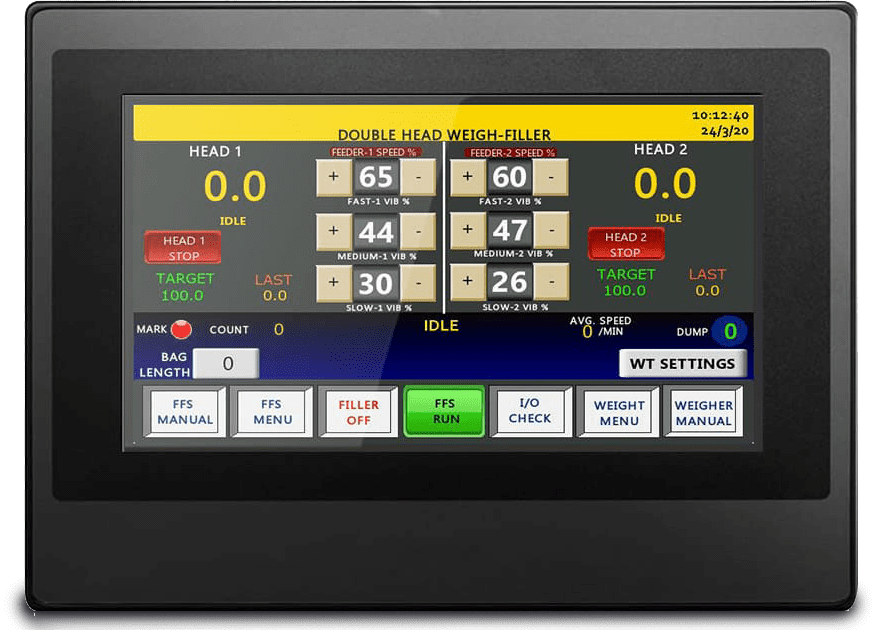 Dual Head Weighing Controller - System Software